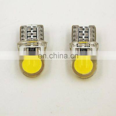 Carest 30pcs Super Bright Turn Side License Plate Light Lamp Bulb Auto T10 Led Cold White 194 W5W LED 168 COB Silica Car DC 12V
