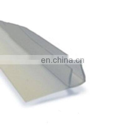 4-8MM Flap Transparent Plastic PVC Waterproof Seal Strip for Shower Room