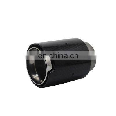 New Style High Quality Carbon Fiber Muffler Tips Exhaust Nozzle for BMW 5 Series G30 G38 X5 X6 photo-3