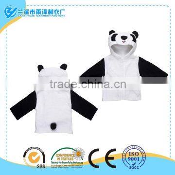 factory price terry panda-cape baby bathrobe for wholesale