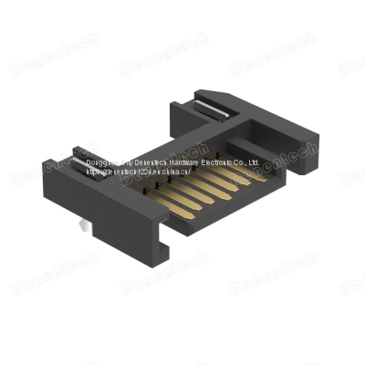 Denentech SATA 7P Male Reverse Right Angle DIP Connector photo-2
