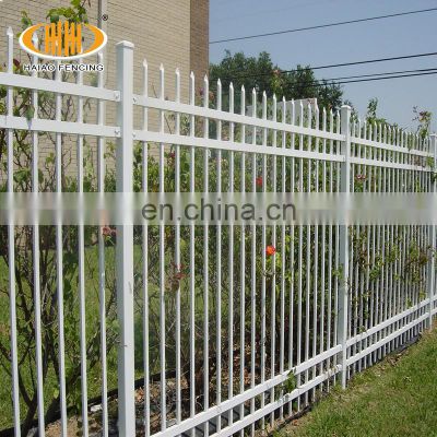 Home Garden ornamental decorative powder coated picket metal fence