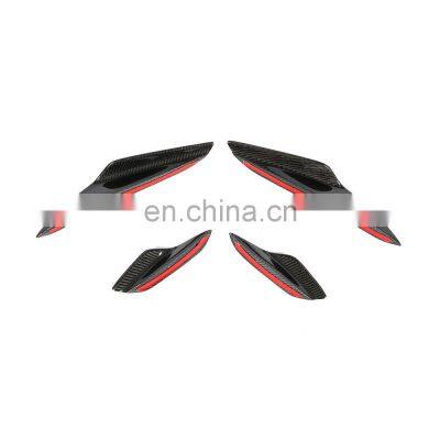 Carbon Fiber E9x M3 Front Canards Bumper Fins for BMW E90 E92 E93 M3 05-13 photo-5