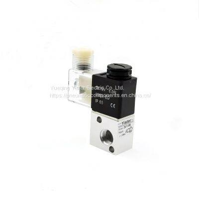 AC220V Normally Open 2/2way Mini Air Compressor Solenoid Control Valve photo-3