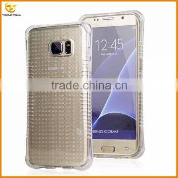 shockproof clear tpu case for samsung s7 edge