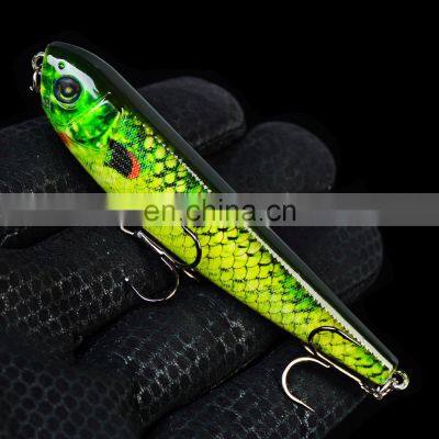9CM Fishing Tackle Shop Pencil Luya Bait 8.5G Fake Bait 6# Black Nickel Hook photo-5