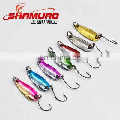 HOT Sale Wholesale Muticolor2.8cm2.5g Mini Metal Spoon Fishing Lure Trout Fishing photo-3