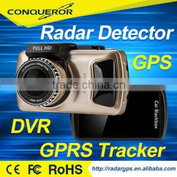 3 inch touch screen High Definition Car DVR Camera Radar Detector With Car DVR Camera 3G Car DVR With GPS Tracker