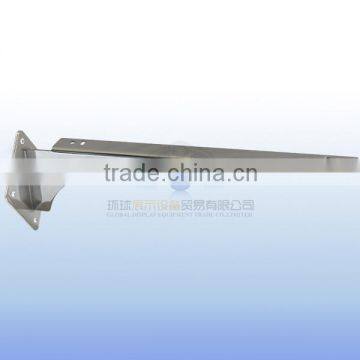 Metal chrome wall mount glass shelf support brackets