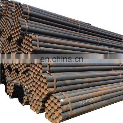 Good quality Q345 steel weld pipe Sch40 carbon steel pipe ERW Welded Black round pipe