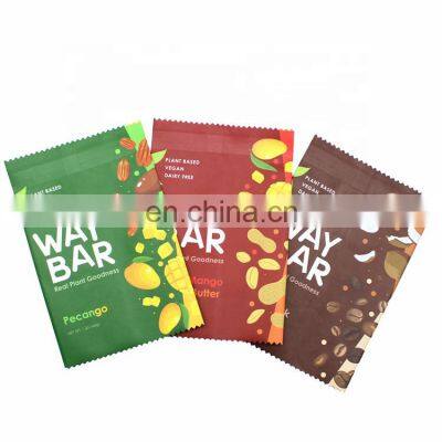 Low MOQ matte surface chocolate bar wrapper aluminum foil candy bar wrapper