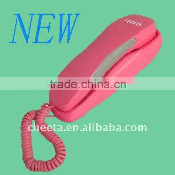 Lovely Pink Trimline Wall Mountable Phone