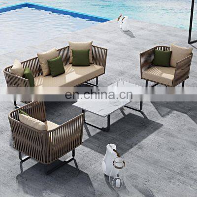 High quality outdoor rattan patio furniture Modern sofa set furniture outdoor