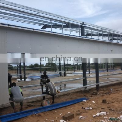 China well designed H section steel structure chicken farm poultry houses