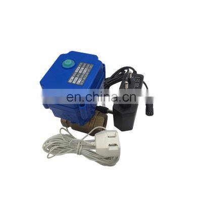 water leak valve 5v 220v dn8 dn15 dn20 dn25 CWX-15N electric auto shut off valve for water leak