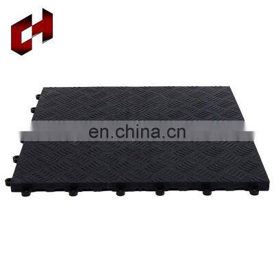 Locking Tiles Strength Temporary Checkered Mezzanine Car Wash Play Mat Interlocking Garage Floor Tiles With Logo