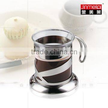 stainless steel coffee and tea cup