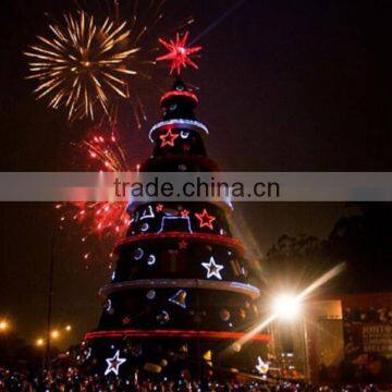 Christmas tree giant outdoor commercial lighted