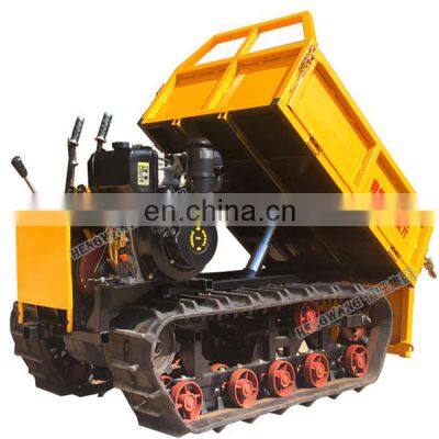 Hydraulic small crawler truck mini dumper for sale