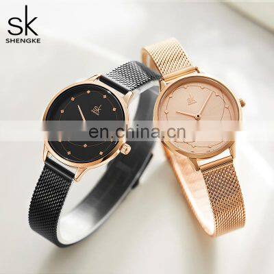 OEM ODM Factory Custom Logo Watches K0142 Hunted Watch Online Store Japan Quartz 3 Bar Water Resistant Rose Gold Black Saat photo-3