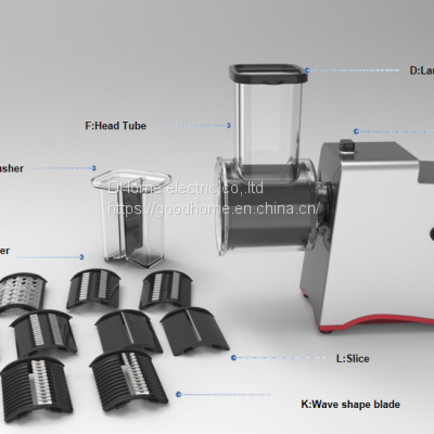 Cross-border Multi-function Electric Vegetable Cutter Salad Machine Five Function Roller Vegetable Cutter （Wechat:13510231336） photo-2