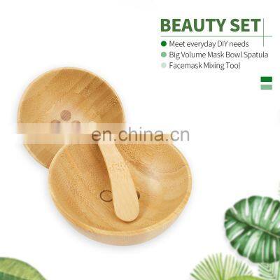 Small Eco Bamboo Cosmetic Spoon Mixing Bowl Bamboo Children's Bowl photo-4