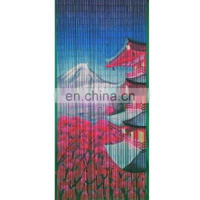 Decoration Bamboo Beaded Door Curtain indoor beaded painted door curtain Wholesale in Bulk