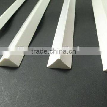 pvc foam fillet/Construction timber fillets/ triangle wood strips/ chamfer strips