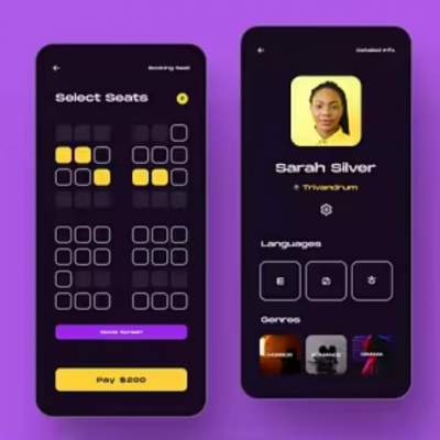 Ticket Booking Mobile APP Development Online Booking Software Design photo-2