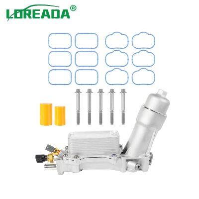 Upgrade Full Aluminium Engine Oil Cooler Filter Housing 926-876 68105583AF for 3.6L JEEP CHRYSLER RAM DODGE VW RA/0370F