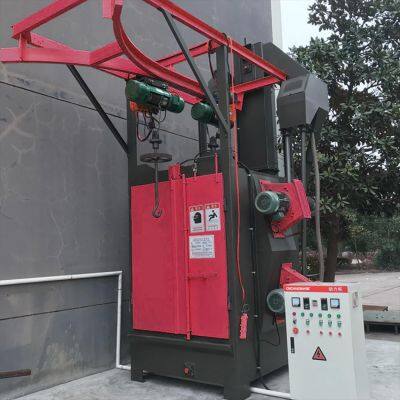Q37 series hook type shot blasting machine integrated without pit, customized according to needs, after-sales guarantee