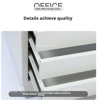 Industrial Grade Map Cabinet for Manufacturing Plants - Knock-down Structure Flat File Cabinet With Side Pulls, Easy Assembly photo-3