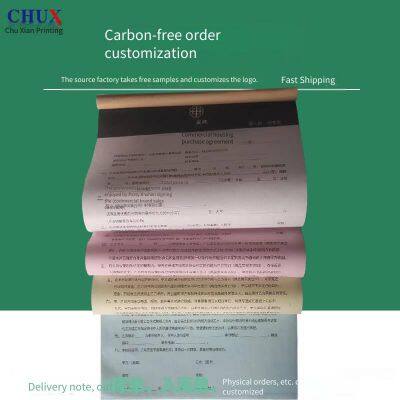 customized factory sizes for carbonless paper printed financial vouchers and reimbursement documents with triplicate copies