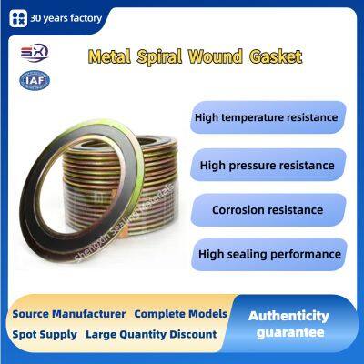Spiral Wound Gasket With Inner/Outer Ring for Flanged Pipes: Chemical Resistant photo-4