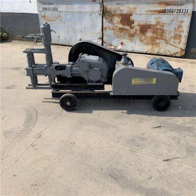 horizontal variable double - liquid grouting machine, four - speed adjustable double - cylinder grouting pump for tunnels, reciprocating piston grouting machine