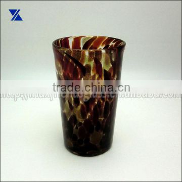 elegant glass tumbler hand made