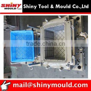 HDPE plastic injection crate mould