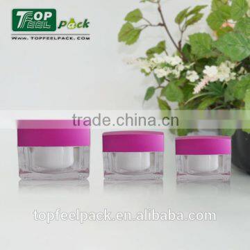 Suqare Black Cream Jar , Can be Injected Various Colors , 5g Mini Jar for Eye Serum photo-3
