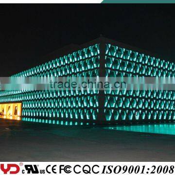 YD CE, CQC, FCC, SASO, UL remote control ip68 colorful led washer wall light
