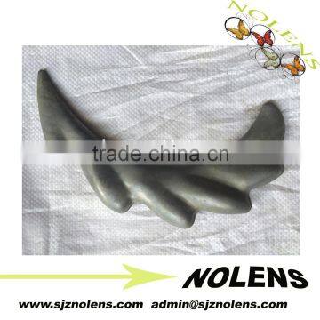 0.8-2mm thickness cast iron stamped metal leaves