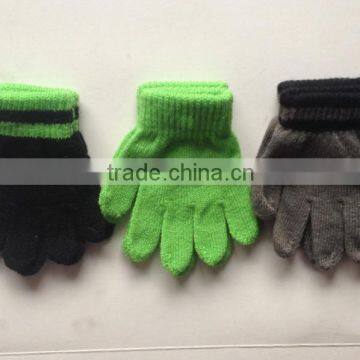 Children Knit Magic Stretch Gloves photo-2