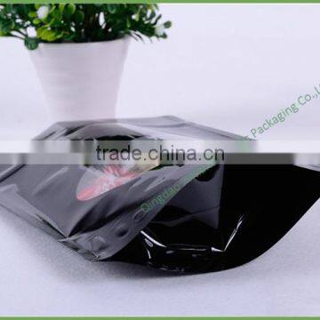 Square Bottom Laminated Plastic Tea Bag With the Clear Window With Zip Lock photo-3