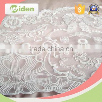 Fashion design lace baju kurung embroidery lace for hometextile                        
                                                                                Supplier's Choice