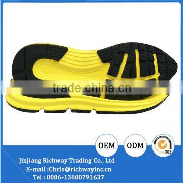 colored shoe sole EVA+RB outsole