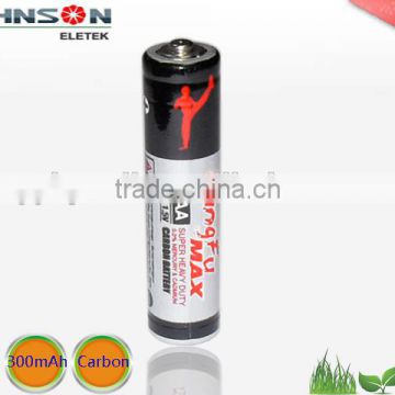 super 300mAh powerful 1.5v r03 um-4 aaa carbon dry battery