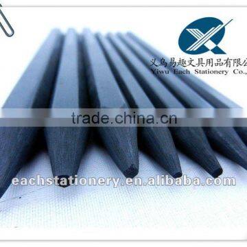 black wooden jumbo colored charcoal pencil