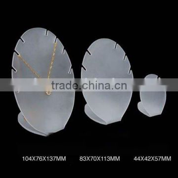 Acrylic Necklace Leaf Shape Display Stand