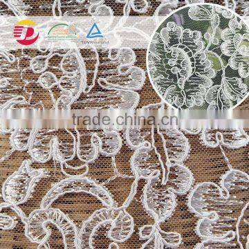 Wholesale Cheap Nylon Rayon Cotton Embroidery Guipure Lace for Wedding Dress China Supplier photo-5