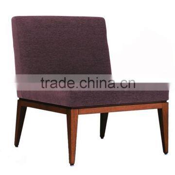 Comfortable wooden fabric restaurant chair XY4259