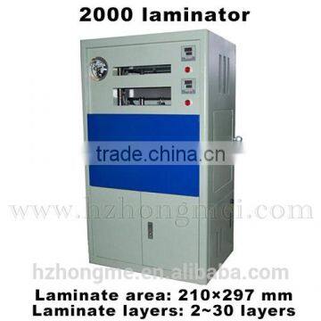 2015 id card laminating machine fusing machine plastic id card making machine